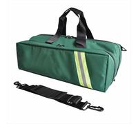 First Responder Emergency Gear Bag, Standard Storage Bag with Multiple Compartments & Adjustable Shoulder Strap, Durable Bag for Outdoor, Travel, Sports Equipment (Green)