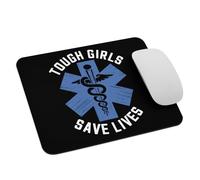 First Responder Ems Emergency Medic Tough Girls Save Lives Desk Mat Soft Mouse Mat With Stitched Edges Mouse Pad For Pc Office Laptop 25X30Cm