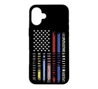 First Responder Hero Flag Nurse EMS Police Fire Military Case for iPhone 16 Plus