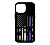 First Responder Hero Flag Nurse EMS Police Fire Military Case for iPhone 16 Pro Max