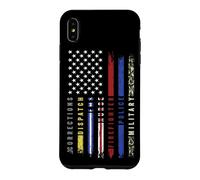 First Responder Hero Flag Nurse EMS Police Fire Military Case for iPhone XS Max