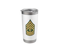 First Sergeant E-8 1SG Rank American Flag Veterans Day Papa Stainless Steel Insulated Tumbler