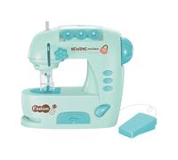 First Sewing Machine- Children Educational Craft, Beginner Stitching Kit | Portable Battery Powered Embroidery Tool, Creative Travel Gift for Young Tailor Fashion Design Skill Learning