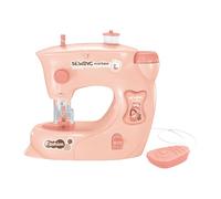 First Sewing Machine- Children Educational Craft, Beginner Stitching Kit | Portable Battery Powered Embroidery Tool, Creative Travel Gift for Young Tailor Fashion Design Skill Learning