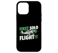 First Solo Flight - Airline Pilot Aviation Aircraft Lover Case for iPhone 12 mini