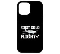 First Solo Flight - Airline Pilot Aviation Aircraft Lover Case for iPhone 12 Pro Max