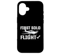 First Solo Flight - Airline Pilot Aviation Aircraft Lover Case for iPhone 16