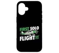 First Solo Flight - Airline Pilot Aviation Aircraft Lover Case for iPhone 16