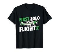 First Solo Flight - Airline Pilot Aviation Aircraft Lover T-Shirt