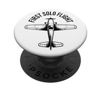 First Solo Flight Student Pilot Aviation Training PopSockets Adhesive PopGrip