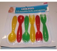 First Steps - 12 Reusable Forks and Spoons