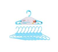 First Steps 8 Baby Clothes Hangers Blue