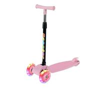 First Steps Scooter | Folding Scooter for Boys | with Three Wheels Flashing LED Lights for Ages 2-8 Years Unisex Walking Commuting Travel Camping Hiking Home