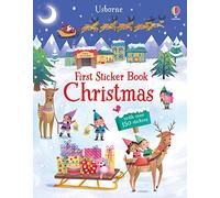 First Sticker Book Christmas: A Christmas Holiday Book for Kids