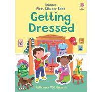 First Sticker Book Getting Dressed - Usborne