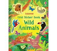 First Sticker Book Wild Animals (First Sticker Books series)