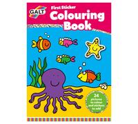 First Sticker Colouring Book