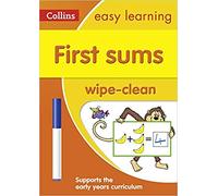 First Sums Age 3@5 Wipe Clean Activity Book Reception Maths Home Learning and School Resources from the Publisher of Revision Practice Guides Activities Paperback 13 Mar 2017