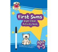 First Sums Wipe-Clean Activity Book for Ages 4-5 (with pen)