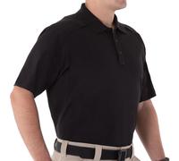 First Tactical Cotton Polo T-shirt - Black