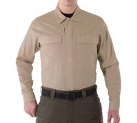First Tactical First Men's V2 Long Sleeve Bdu Shirt Khaki Size Small