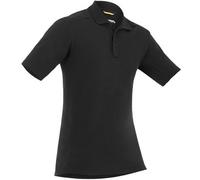 First Tactical First Tac Men's Cotton Short Sleeve Polo With Pen Pocket Black Size Small