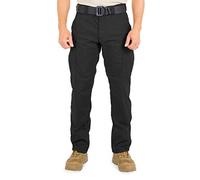 First Tactical Men’s V2 BDU Pants - Double Ripstop Fabric, DWR Water & Stain Resistant, Black, 38W / 34L