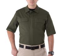 First Tactical Mens V2 Short Sleeve BDU Shirt Police Security Combat OD Green