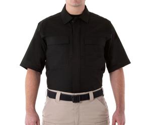 First Tactical V2 BDU Tactical Short Sleeve Shirt - Black