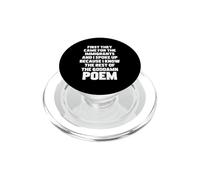 First They Came For Immigrants Message PopSockets PopGrip for MagSafe