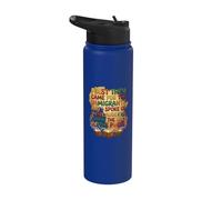 First They Came for The Immigrants I Spoke Up Anti Fascism Stainless Steel Insulated Water Bottle