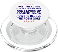First they came for the immigrants PopSockets PopGrip for MagSafe