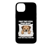 First They Steal Your Heart - Border Terrier Lover Dog Mom Case for iPhone 14 Plus