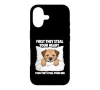First They Steal Your Heart - Border Terrier Lover Dog Mom Case for iPhone 17