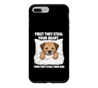 First They Steal Your Heart - Border Terrier Lover Dog Mom Case for iPhone 7 Plus/8 Plus