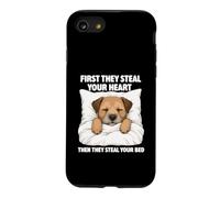 First They Steal Your Heart - Border Terrier Lover Dog Mom Case for iPhone SE (2020) / 7/8