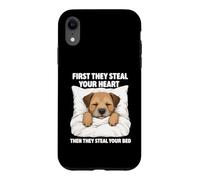 First They Steal Your Heart - Border Terrier Lover Dog Mom Case for iPhone XR