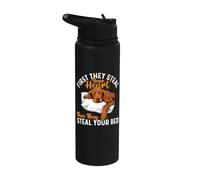First They Steal Your Heart - Irish Setter Red Setter Dad Stainless Steel Insulated Water Bottle