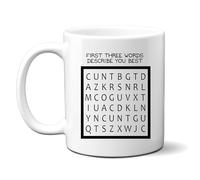 First Three Words Crossword Cunt Joke, Funny Rude Gift Mug