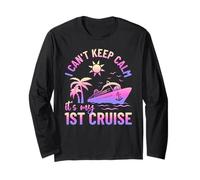 First Time Cruise Family Reunion Vacation Tropical Ocean Long Sleeve T-Shirt