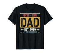 First Time Dad Est. 2026 New Dad Daddy Father's Day Men T-Shirt