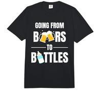First Time Dad Going from Beers to Bottles for New Daddy Comfort Colors Adult Heavyweight T-Shirt
