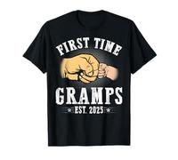 First time Gramps Est 2025 Father's Day Soon To Be Gramps T-Shirt