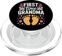 First Time Grandma Becoming Nana Baby Announcement Family PopSockets PopGrip for MagSafe