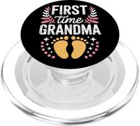 First Time Grandma Grandchild Arrival New Nana Baby Shower PopSockets PopGrip for MagSafe