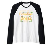 First Time Grandma Let The Spoiling Begin Grandmother Raglan Baseball Tee