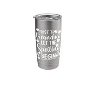 First Time Grandma Let The Spoiling Begin Granny to Be Stainless Steel Insulated Tumbler