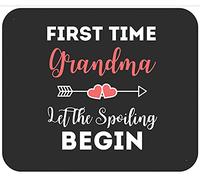 First Time Grandma Let The Spoiling Begin New 1St Time Desk Mat Comfortable Mousemat Durable Mouse Mat For Computer Laptop Work 25X30Cm