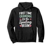 First Time Grandma Spoil The Grandkids New Nanna Pullover Hoodie