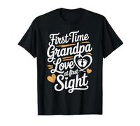 First Time Grandpa Cute Fathers Day New Grandpa Baby Arrival T-Shirt